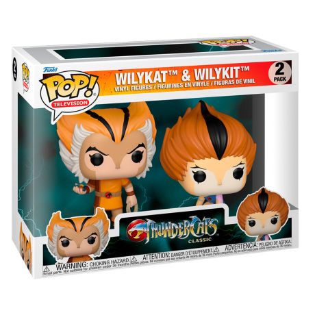 FUNKO POP 2 pack figures Thundercats Wilykat & Wilykit