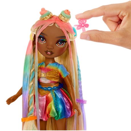 MGA Rainbow High Hair Chalk & Style Meline doll