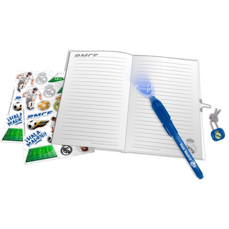 KIDS LICENSING Real Madrid Diary + Magic pen