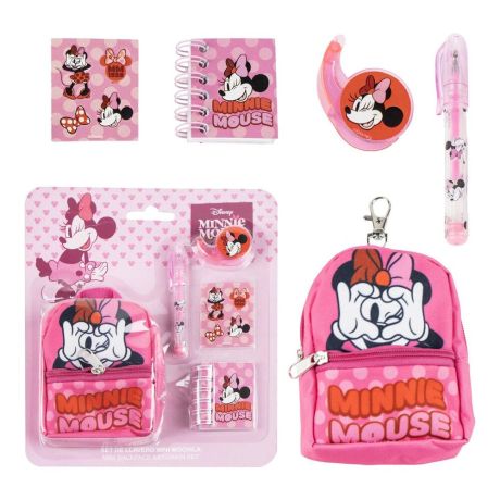 CERDÁ Disney Minnie Stationery mini backpack set