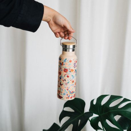 ERIK Frida Kahlo Long Live Life Stainless steel bottle 500ml