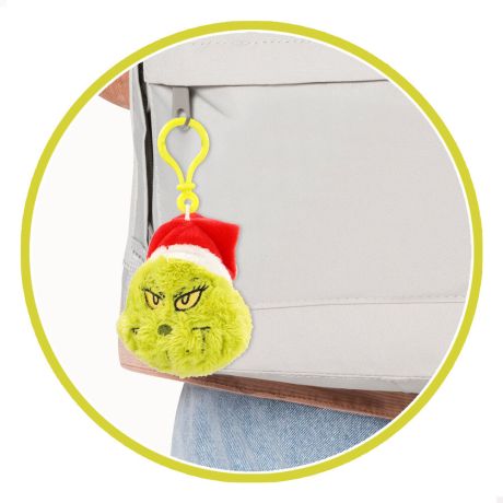 UNIVERSAL STUDIOS The Grinch plush keychain 8cm