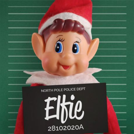 Elves Behavin' Badly Elvie crossbar Elfo doll 30cm