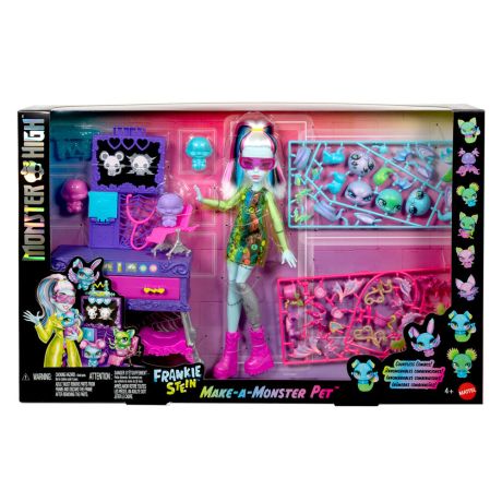 MATTEL Monster High Frankie Stein + Laboratory doll