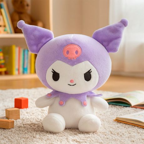 SANRIO Hello Kitty Kuromi plush toy. 19,5cm