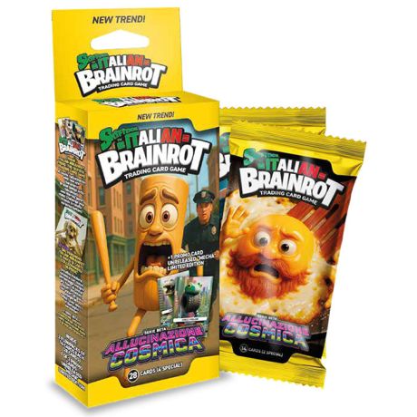 Skifidol BRAINROT Allucinazione 2 Buste (28 Carte + 1 Promo)