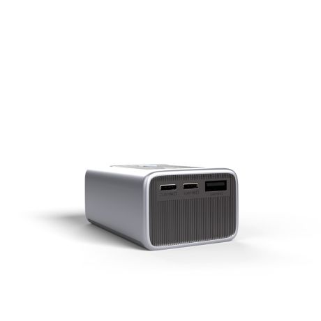 PATONA Platinum Powerbank Luxury One PD35 | 10000mAh | PD 35W | USB-C + USB-A Silver, Black