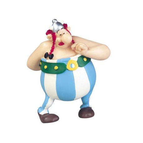 FIG PLASTOY OBELIX IN LOVE  HOLDING FLOWERS FIG PLASTOY OBELIX IN LOVE  HOLDING FLOWERS