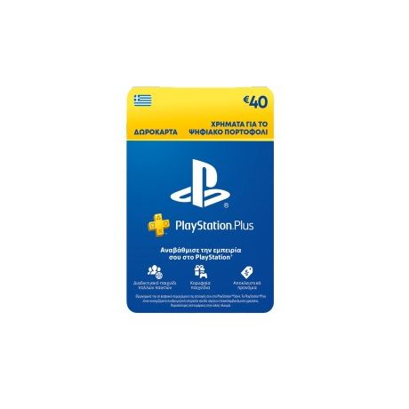 PSN PLAYSTATION PLUS CARDS HANGING 40€