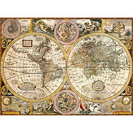 CLEMENTONI Old-Map puzzle 3000pcs