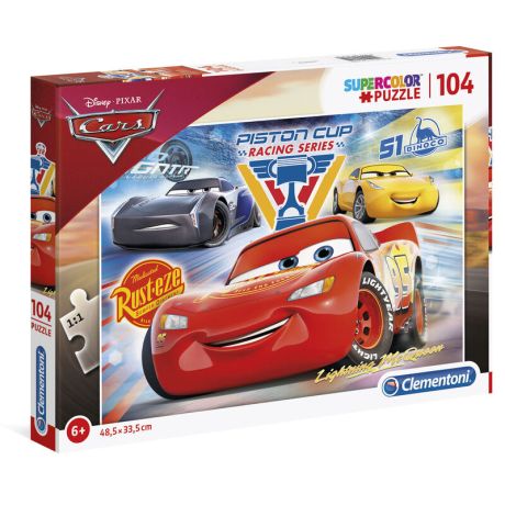 CLEMENTONI Disney Cars 3 puzzle 104pcs