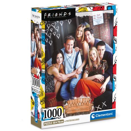 CLEMENTONI Friends puzzle 1000pcs