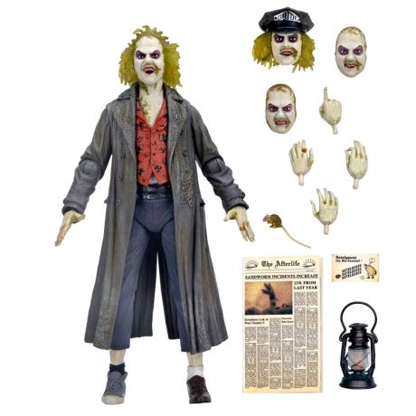 NECA Beetlejuice 1988 Ultimate Beetlejuice: Tour Guide The Bio-Exorcist figure 18cm