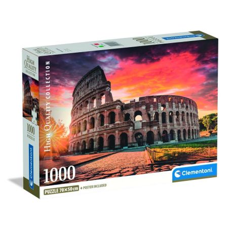 CLEMENTONI High Quality Roman Sunset puzzle 1000pcs