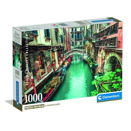 CLEMENTONI High Quality Venice Canal puzzle 1000pcs
