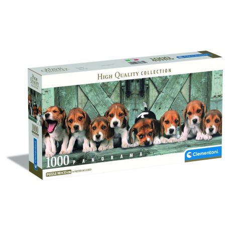 CLEMENTONI High Quality Beagles Panorama puzzle 1000pcs