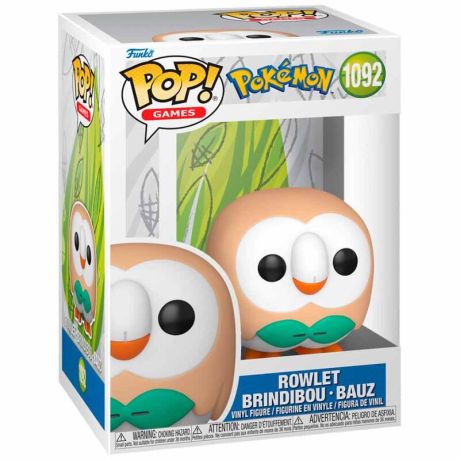 FUNKO POP figure Pokemon Rowlet - Brindibou - Bauz FUNKO POP figure Pokemon Rowlet - Brindibou - Bauz