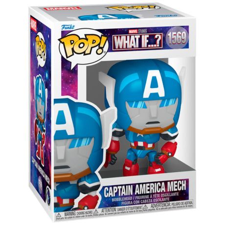 FUNKO POP figure Marvel What If..? Captain America Mech FUNKO POP figure Marvel What If..? Captain America Mech