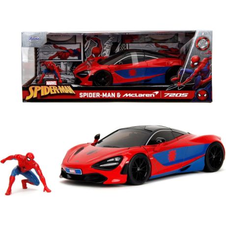 JADA Spider-Man McLaren 720S Scala 1:24 + Spider-Man