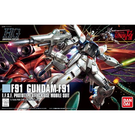 BANDAI HOBBY Mobile Suit Gundam F91 Gundam F91 Model Kit figure 13cm