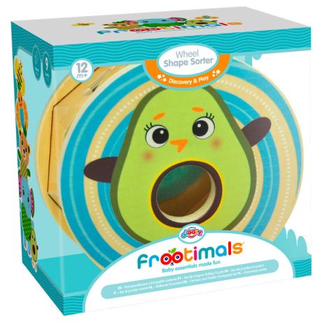 FROOTIMALS Frootimals Miss Pio Chickicado wheel shape sorter FROOTIMALS Frootimals Miss Pio Chickicado wheel shape sorter