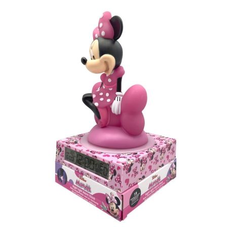 KIDS LICENSING Disney Minnie 3D lamp with alarm clock KIDS LICENSING Disney Minnie 3D lamp with alarm clock
