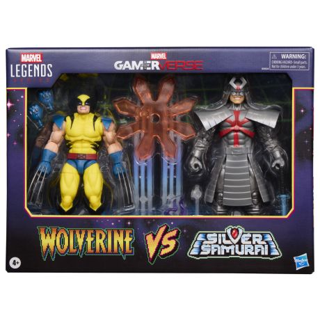 HASBRO Marvel Legends Wolverine & Silver Samurai Gameverse pack 2 figures 15cm
