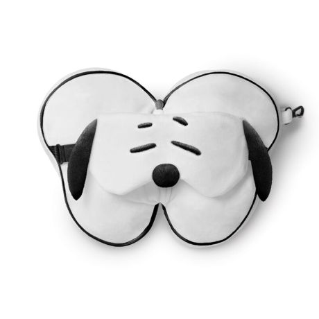 PUCKATOR Relaxeazzz Peanuts travel pillow eye mask