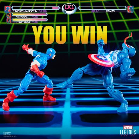 HASBRO Marvel Legends Series Gameverse Captain America & Venom pack 2 figures 15cm HASBRO Marvel Legends Series Gameverse Captain America & Venom pack 2 figures 15cm