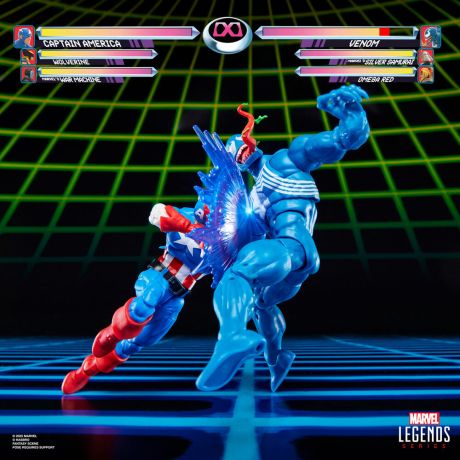 HASBRO Marvel Legends Series Gameverse Captain America & Venom pack 2 figures 15cm HASBRO Marvel Legends Series Gameverse Captain America & Venom pack 2 figures 15cm