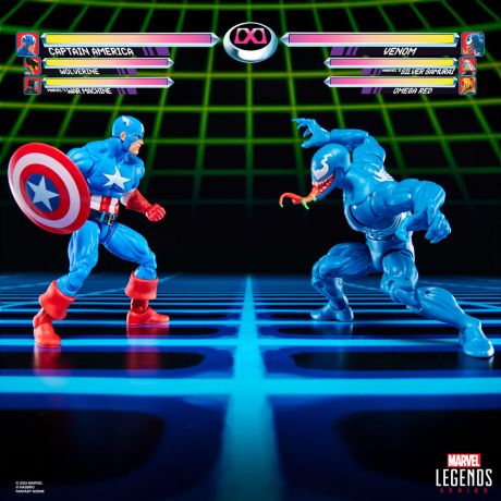 HASBRO Marvel Legends Series Gameverse Captain America & Venom pack 2 figures 15cm HASBRO Marvel Legends Series Gameverse Captain America & Venom pack 2 figures 15cm