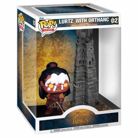 FUNKO POP figure Town The Lord of the Rings Lurtz with Orthanc FUNKO POP figure Town The Lord of the Rings Lurtz with Orthanc