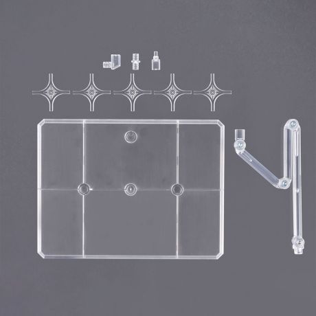 BANDAI HOBBY Display Stand Action Base 8 Clear