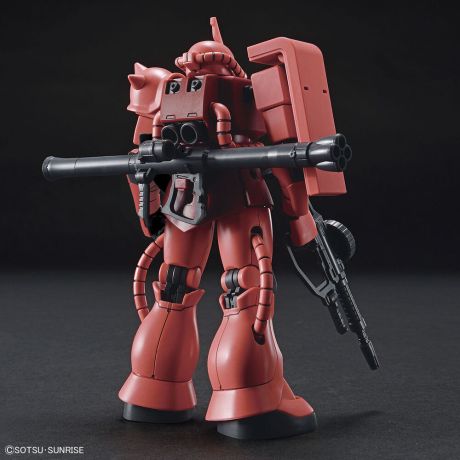BANDAI HOBBY Model Kit HG 1/144 MS-06S Zaku II Char Aznable Custom