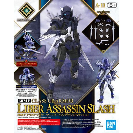 BANDAI HOBBY Model Kit 30 Minutes Fantasy Class Up Armor Liber Assasin Slash figure