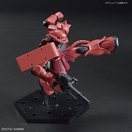 BANDAI HOBBY Model Kit HG 1/144 MS-06S Zaku II Char Aznable Custom
