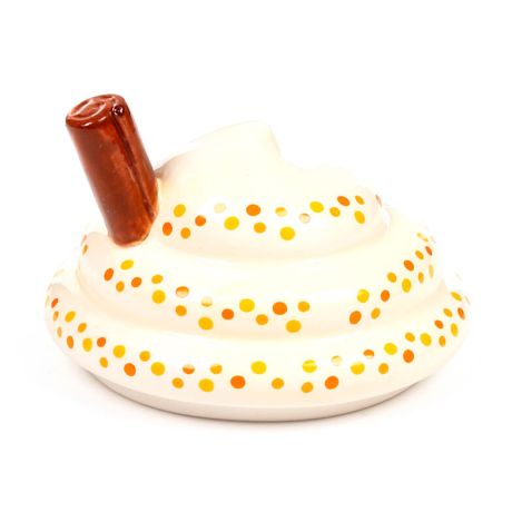 PUCKATOR Foodiemals Latte pumpkin mug with lid 325ml PUCKATOR Foodiemals Latte pumpkin mug with lid 325ml
