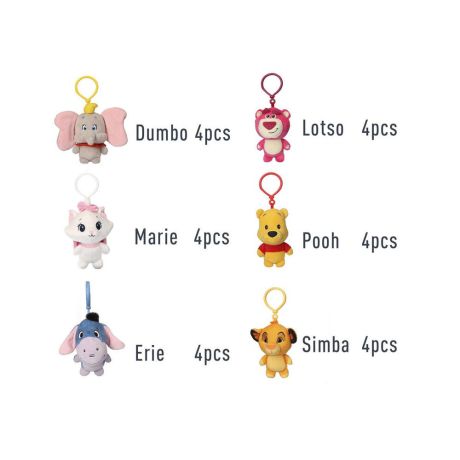 CERDÁ Disney assorted plush keychain