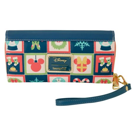LOUNGEFLY Loungefly Disney Mickey & Minnie Holiday wallet