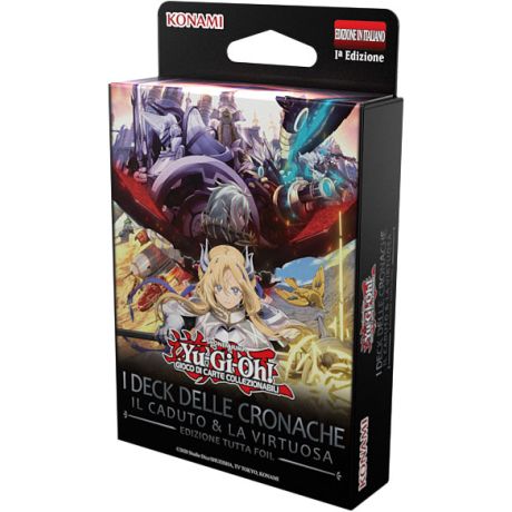 YUGI I Deck delle Cronache Il Caduto e la Virtuosa 1 Mazzo