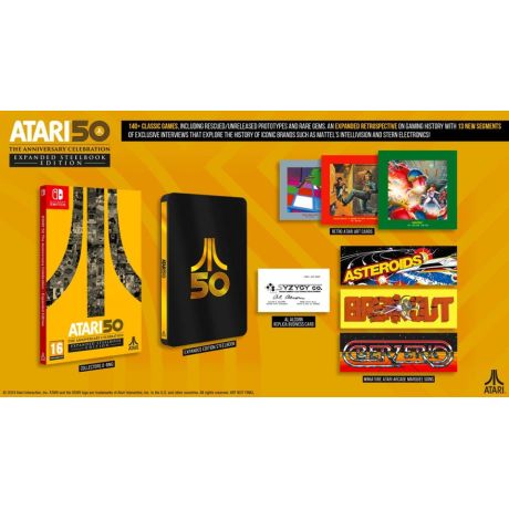 Atari 50: The Anniversary Celebration Expanded Steelbook Ed.