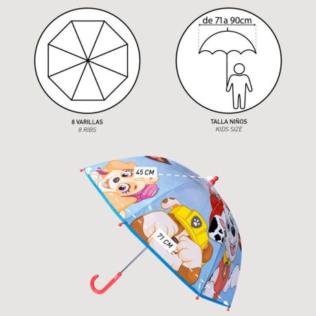 CERDÁ Paw Patrol bubble manual umbrella 45cm