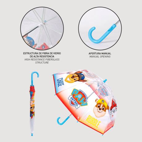 CERDÁ Paw Patrol bubble manual umbrella 45cm