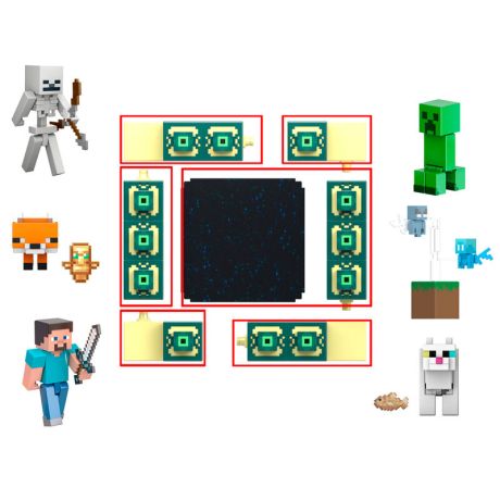 MATTEL Minecraft assorted figure 8cm MATTEL Minecraft assorted figure 8cm