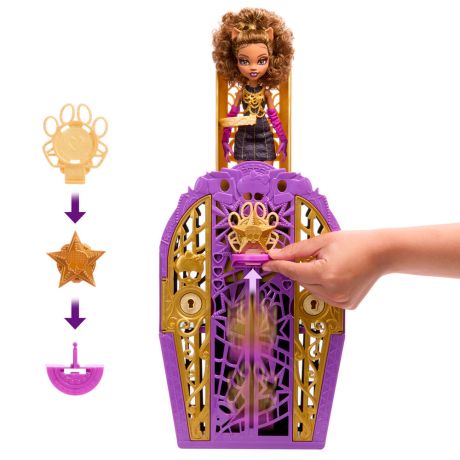 MATTEL Monster High Skulltimate Secrets Hauntlywood Mysteries Clawdeen doll MATTEL Monster High Skulltimate Secrets Hauntlywood Mysteries Clawdeen doll