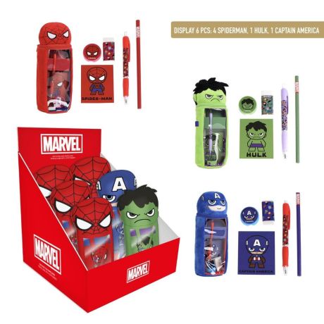 CERDÁ Marvel Avengers assorted plush pencil case