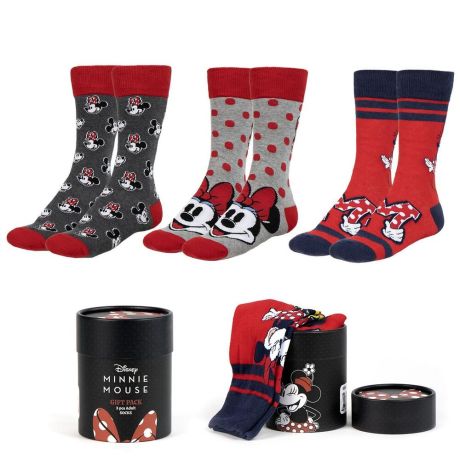 CERDÁ Disney Minnie pack 3 adult socks