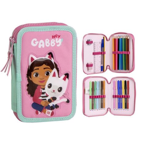 CERDÁ Gabbys Doll Huse double pencil case