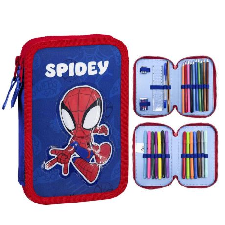 CERDÁ Marvel Spidey Amazing Friends double pencil case