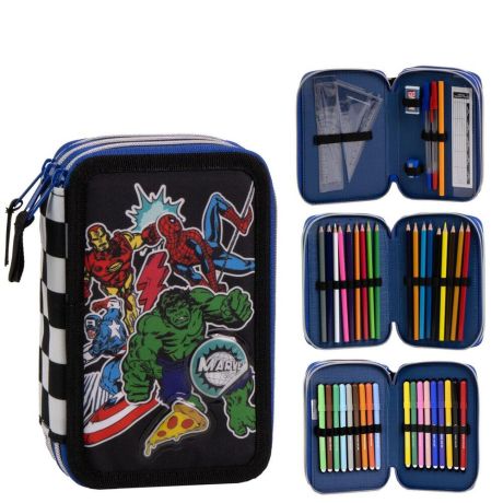 CERDÁ Marvel Avengers triple pencil case